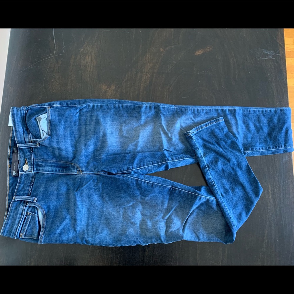 High rise skinny Levi’s jeans